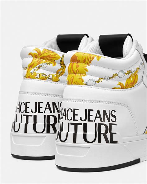 versace starlight|Starlight Logo Couture Sneakers White,Print .